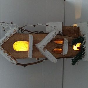 Light Up Rustic Christmas Decor